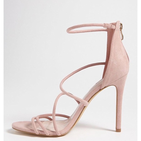 Forever 21 Shoes - NWT/FOREVER 21 BLUSH STRAPPY HIGH HEEL SANDAL SZ:7